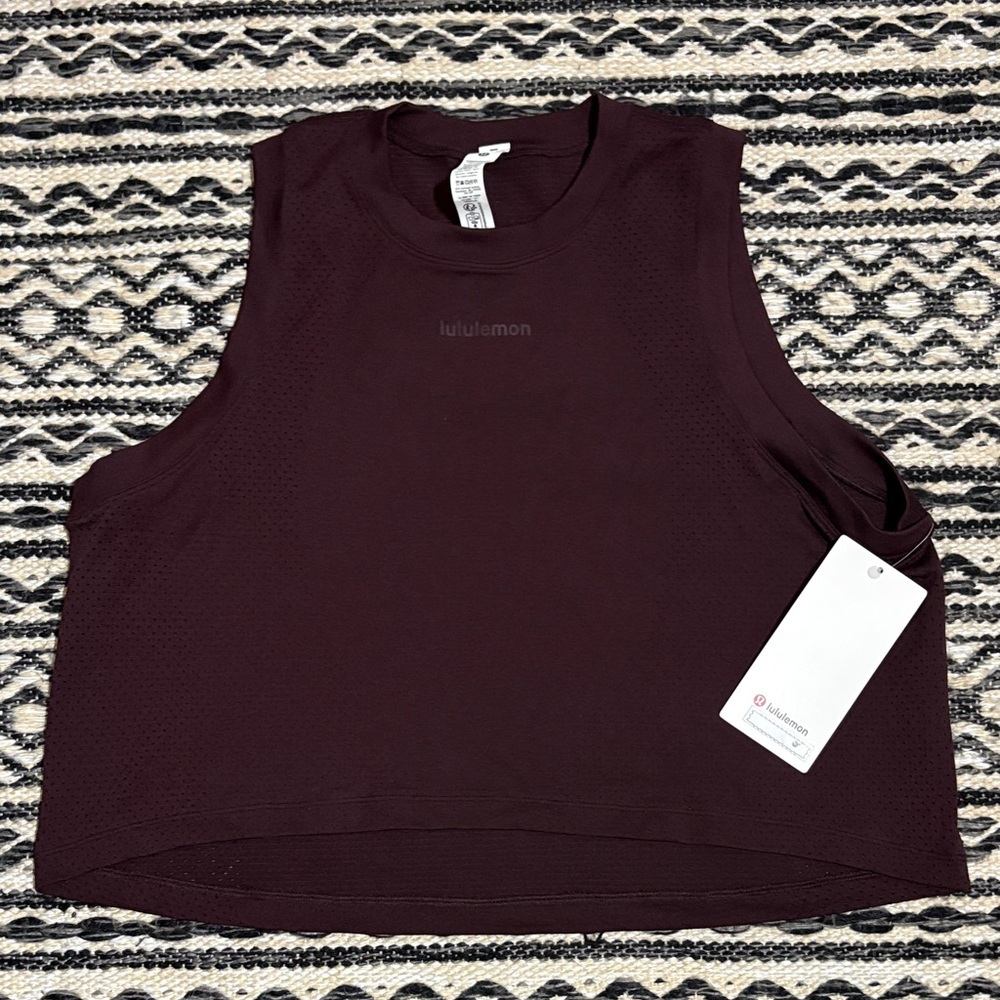 lululemon athletica Dark Maroon Muscle Tee